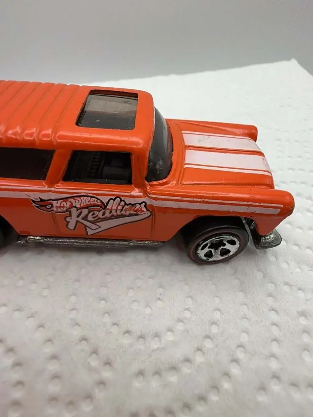 Hot Wheels 2002 Redline Series 1969 Chevy Nomad Orange Diecast Car